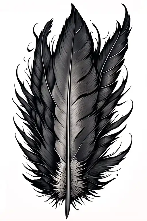 Oil Field Feathers