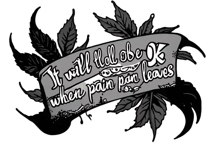 It Will All Be Ok When The Pain Leaves