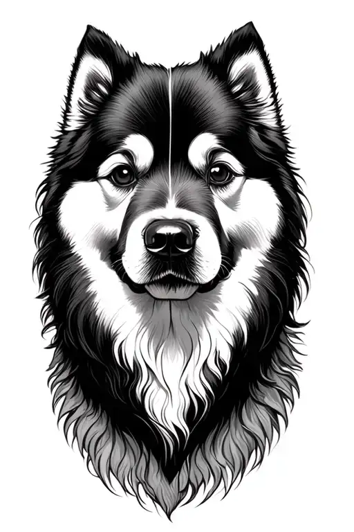 Chowchow Head Surrounded Stylus Femme