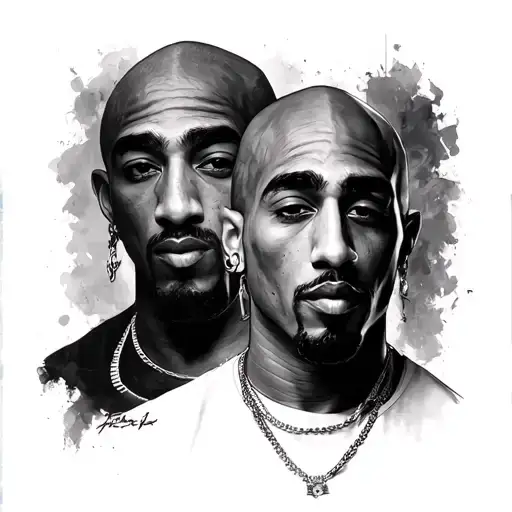 2Pac Portrait