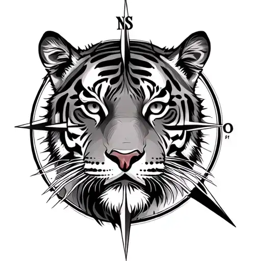 Compass And Tiger
