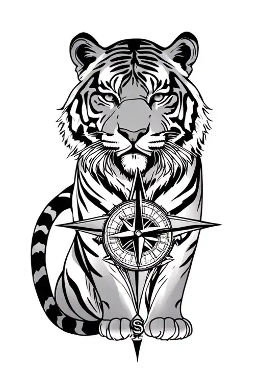 Compass And Tiger