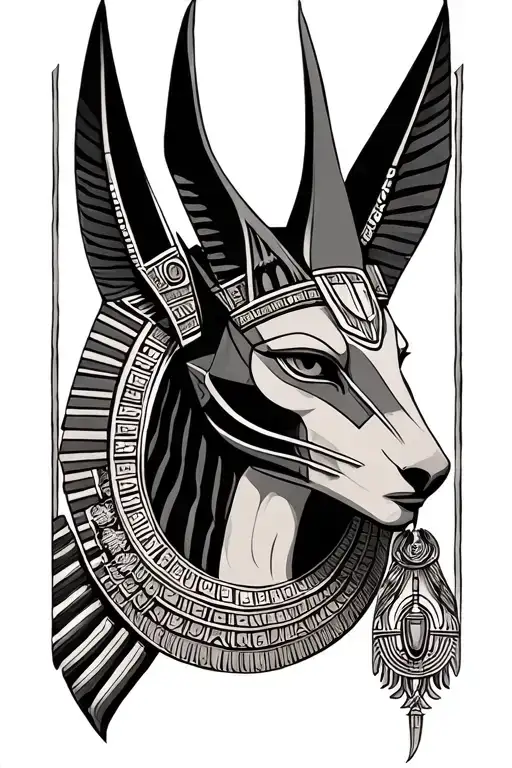 Anubis Egyptian Mythology Sleeve