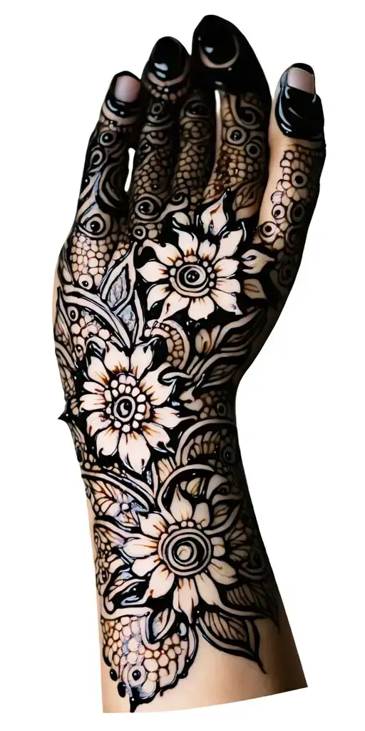 Henna Design Inspired Scene