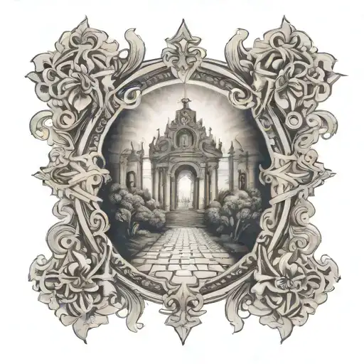 Lighted Pathway From Open Bible