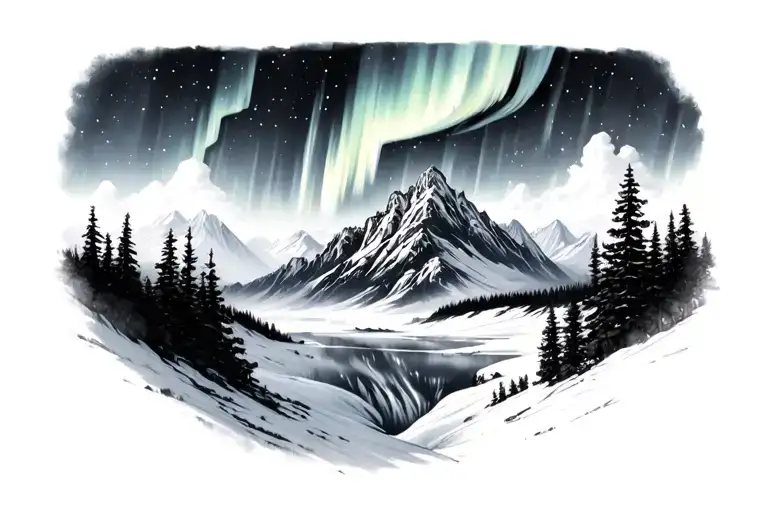 Northern Lights Background