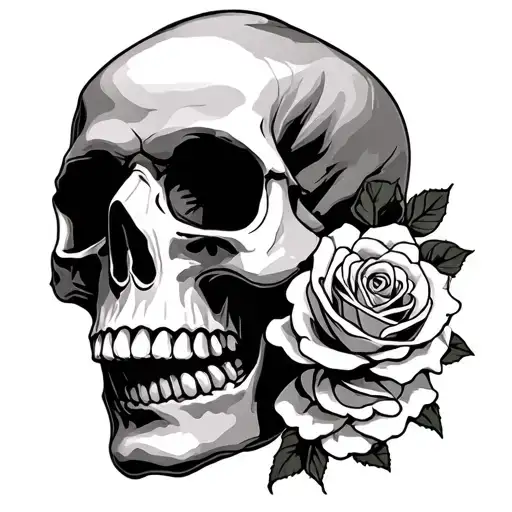 Skull And Roses