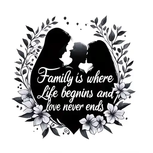 Family Is Where Life Begins And Love Never Ends