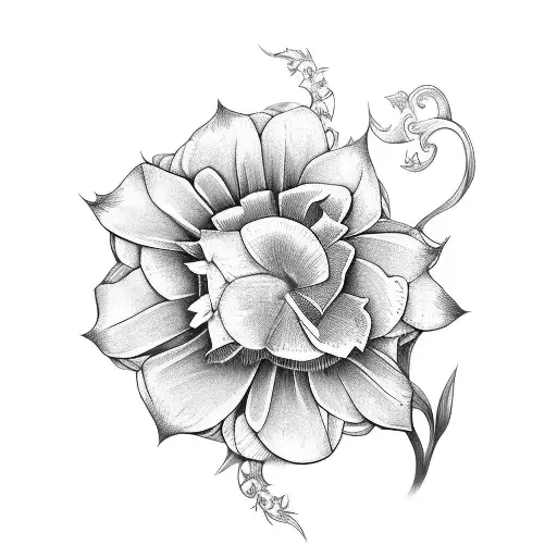 A Sword Made Of Flowers