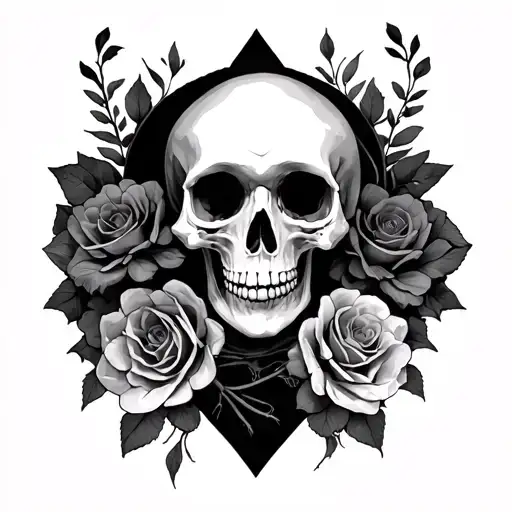 Memento Mori Amor Fati Full Skeleton