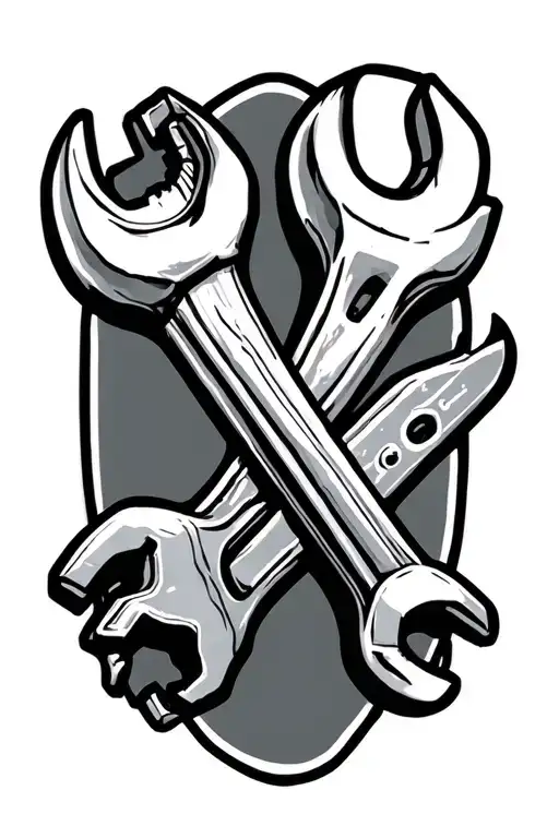 Wrench Crossed