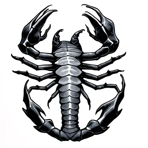 Tattoo Sketch Of The Zodiac Sign Scorpio Constellation