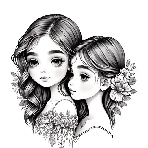 Mother Daughter Tattoo Inspired