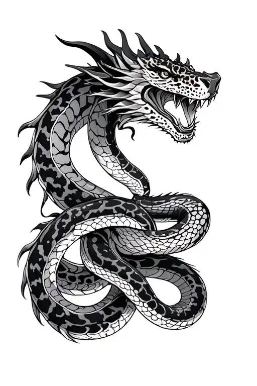 Leopard Snakes Dragon