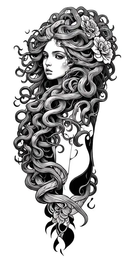 Medusa Sleeve Neo Traditional