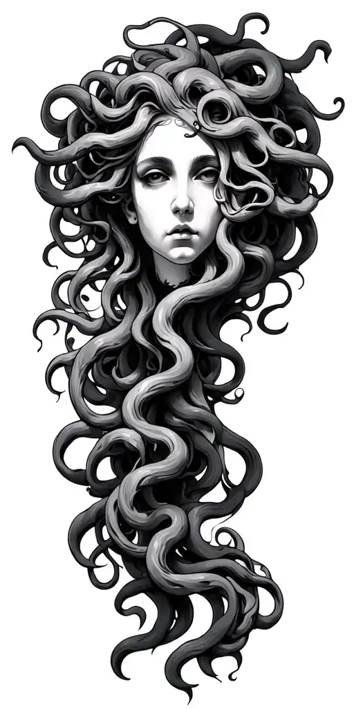 Medusa Head Neo Traditional