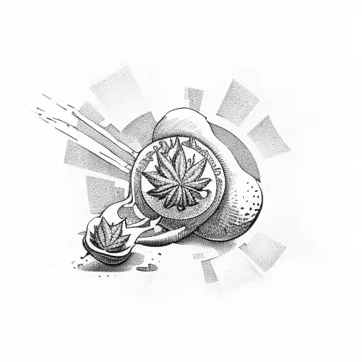 Space Marijuana With Mushrooms