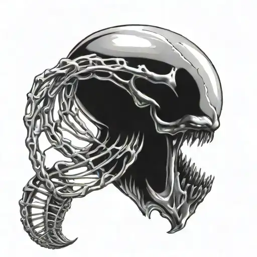 Alien Dna Strand Morphing