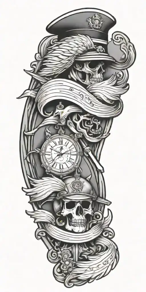 Military Tattoo Design