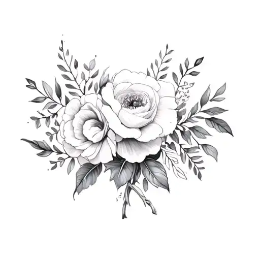 Coverup Floral Bouquet