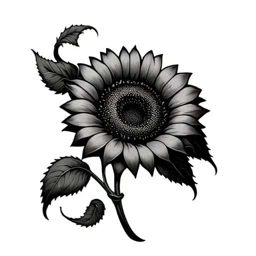 Sunflower Ribbon Wrapping Its Tentacles