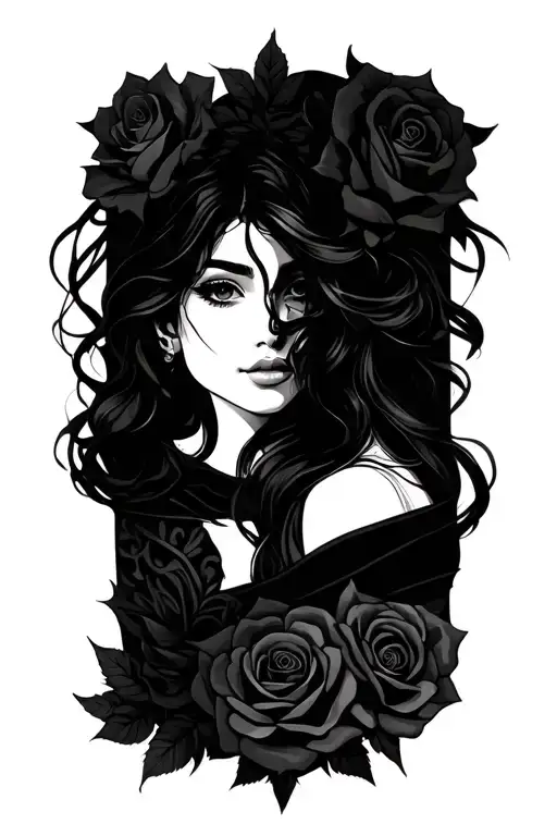 Leigha And Rose Intertwined