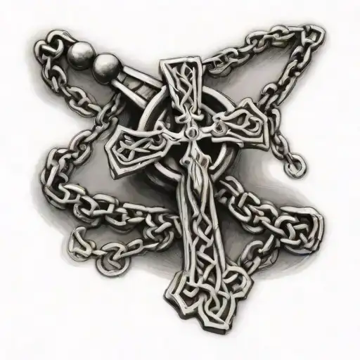 Rosary With Celtic Cross