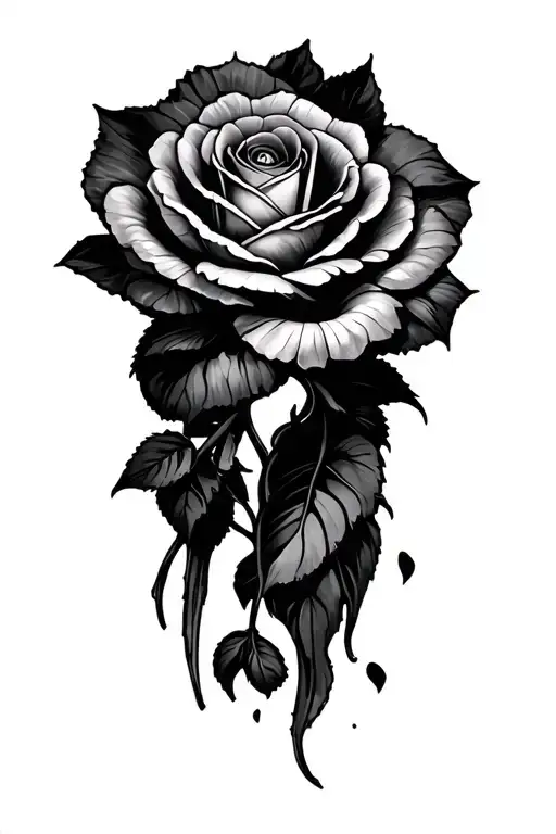 Detail Black With Little Color