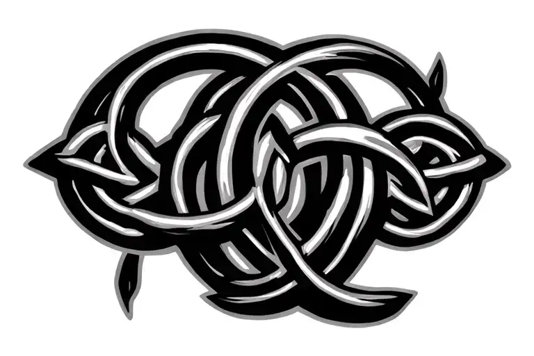 Qos With Celtic Knots Ropes Symbol