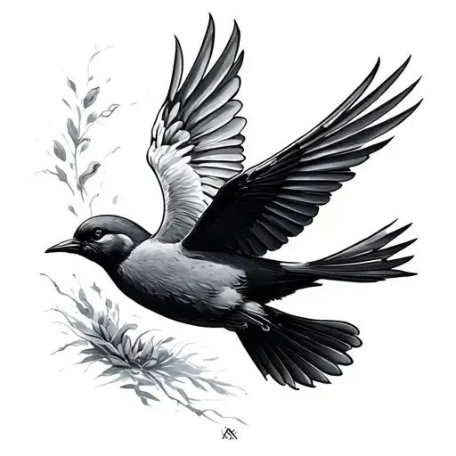 Dns Strand Turning Into Bird Flying