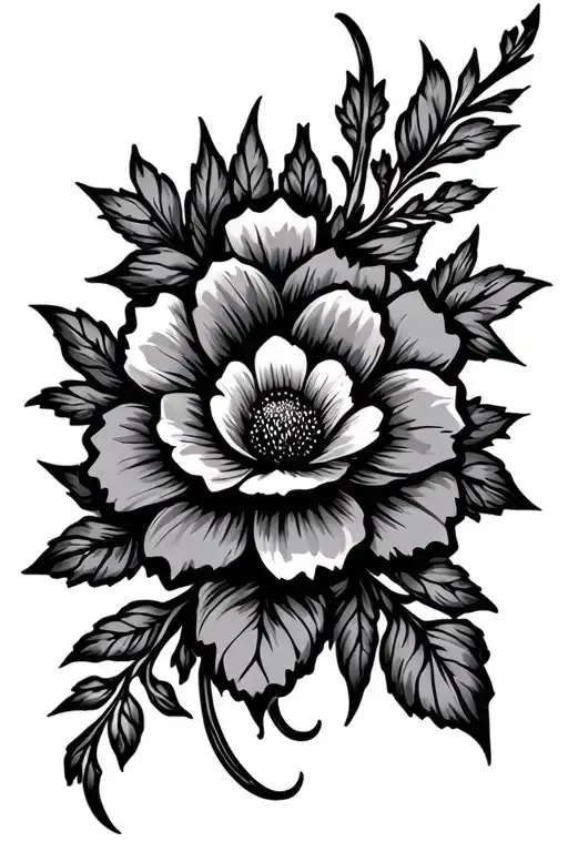 Western Flower Intertwined