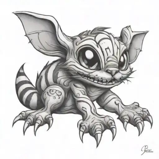 Stitch Costumbres Cheshire Cat