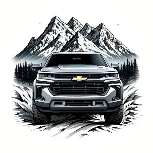 Mountain Range Chevy Blazer