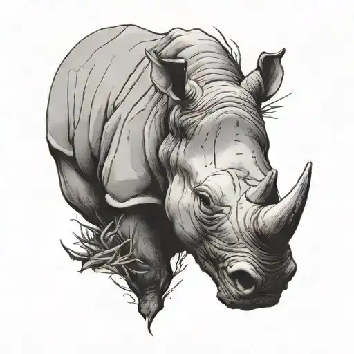 A Sleek And Modern Gun Design Inspired By The Strength And Power Of A Rhino