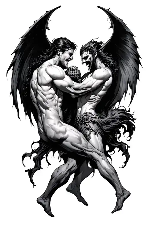 Fight Between Good And Evil