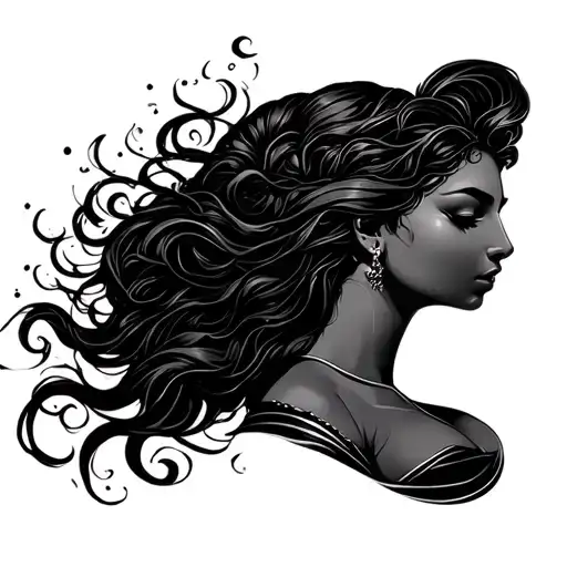 Aquarius Godess With Shade They Know