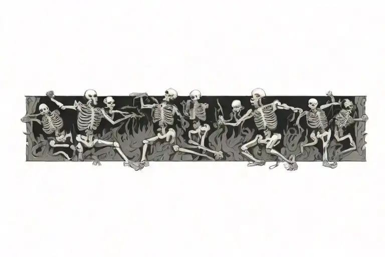 Skeletons Dancing