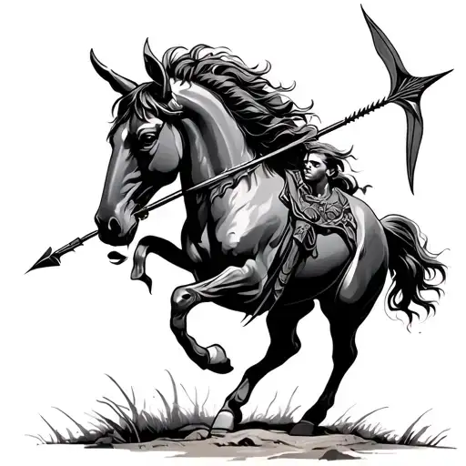 Centaur Shooting Arrow