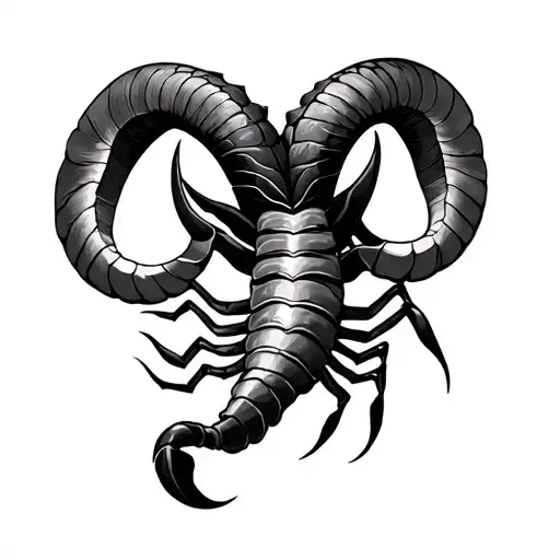 Aries And Scorpio Zodiac Symbol