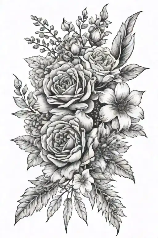 Birth Flower Bouquet