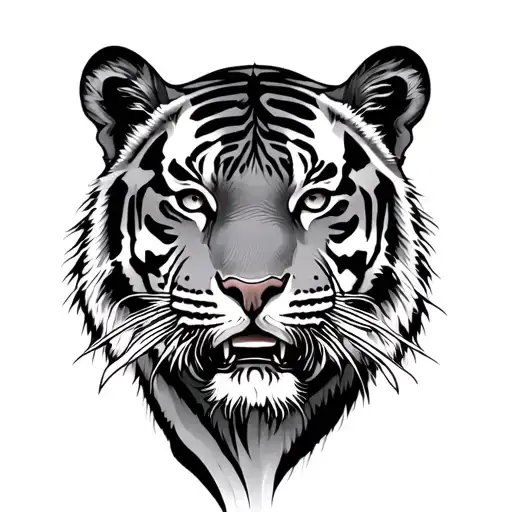 Tiger Emerging Towards The Top