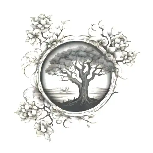 Tree In A Circle Soring