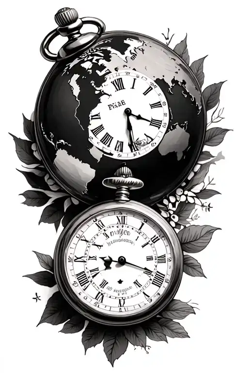 World Hours And Pocket Watch