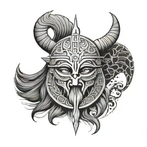 Half Viking And Half Egyptian