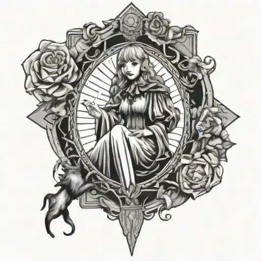 Taylor Swift Tarot Card Witch Vibes