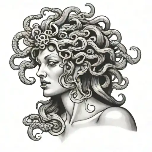 Seductive Medusa Nude