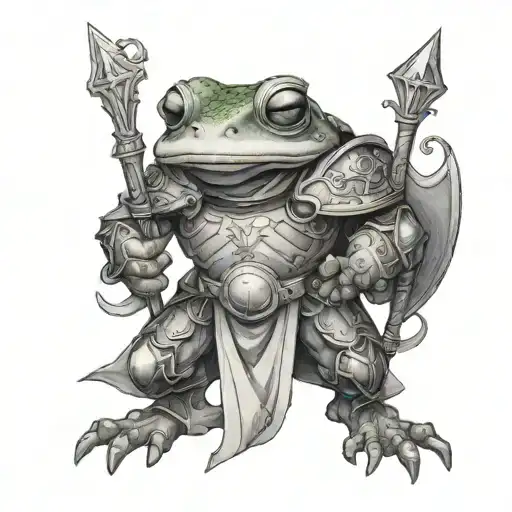 Paladin With A Frog Head