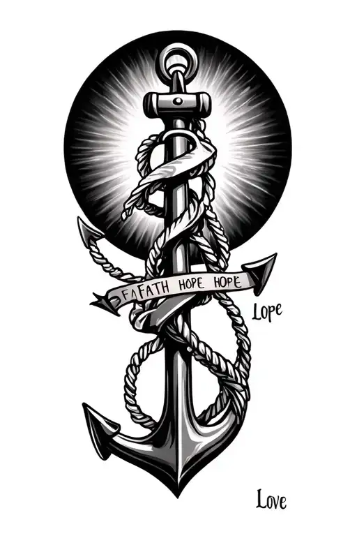 Faith Hope Love Anchor