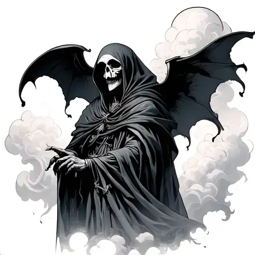 Cloudy Grim Reaper
