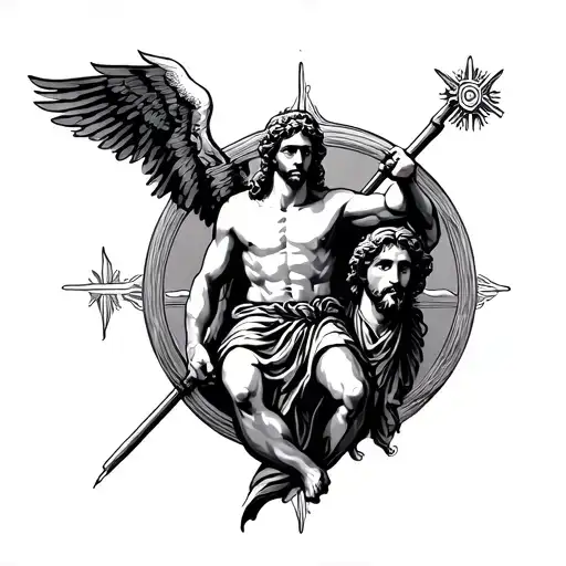 Saint Christopher Protection Symbol
